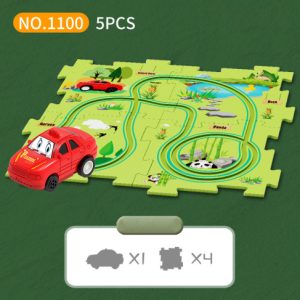 Green Puzzle 5 pcs